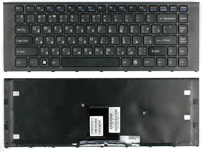 Клавиатура для Sony Vaio VPCEA2HFX черная с рамкой | Компьютеры и офис