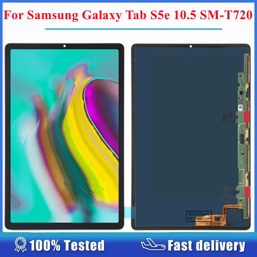 

For Samsung Galaxy Tab S5e 10.5 SM-T720 T720 LCD Display Touch Digitizer Panel Full Assembly Replacement Part