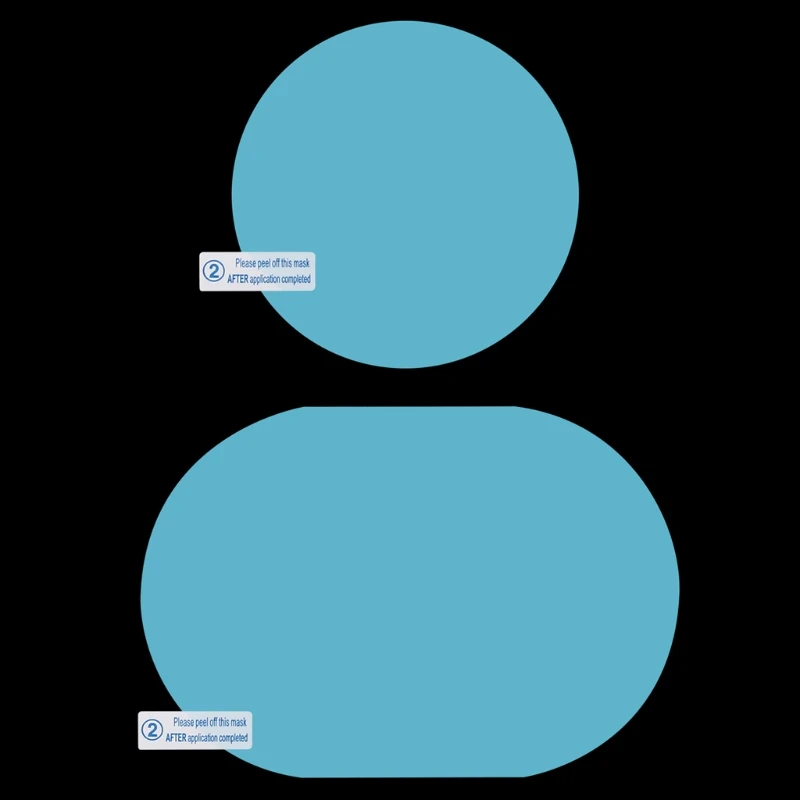 

Автомобильный внедорожник, зеркало заднего вида, защитная противотуманная прозрачная пленка для окон, водонепроницаемая наклейка