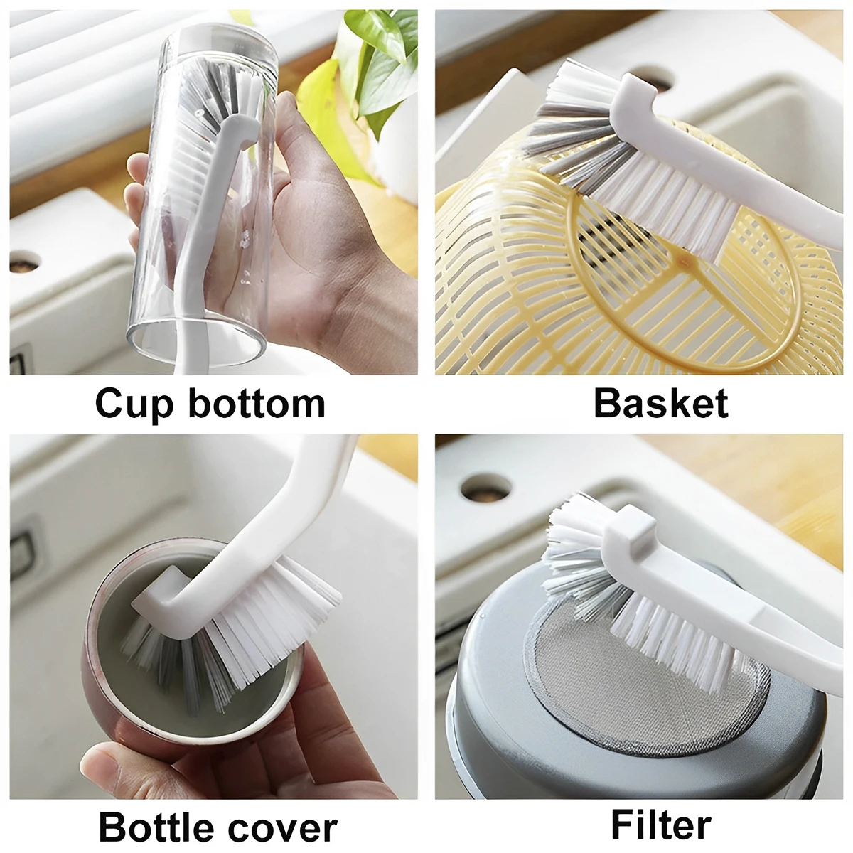 thumbnail image 2 of 12pcs Gap Cleaning Brush,Hard-Bristle Brush For Cleaning,Brush Window Sink Cleaning 2 of 12