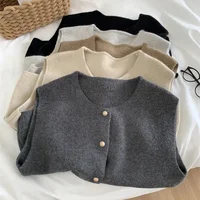 Fashion 2025 Soft Chic Preppy Style Wild Elegant Lady Waistcoat Knitted Vintage Women Autumn Winter Sweater Vests - Image 6