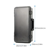 Abs Plastic Toolbox Instrument Equipment Safety Protection Box Dslr Camera Equipment Protection Box Tool Storage Box 2