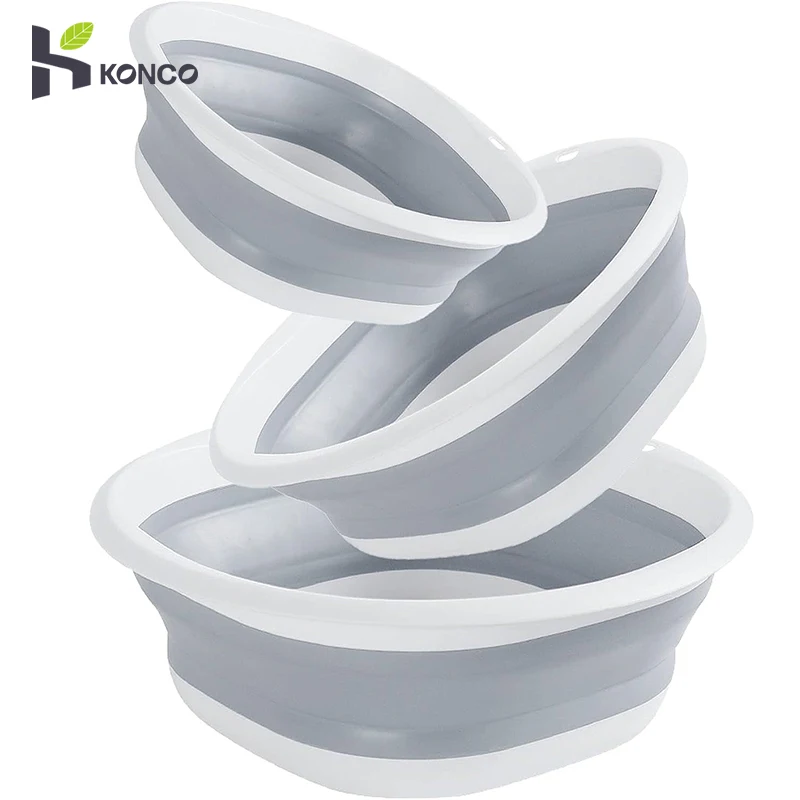 Folding Wash Basin Multi-purpose Lightweight Hanging Collapsible Basin For Camping Sink and RV Sinks Cleaning Tool