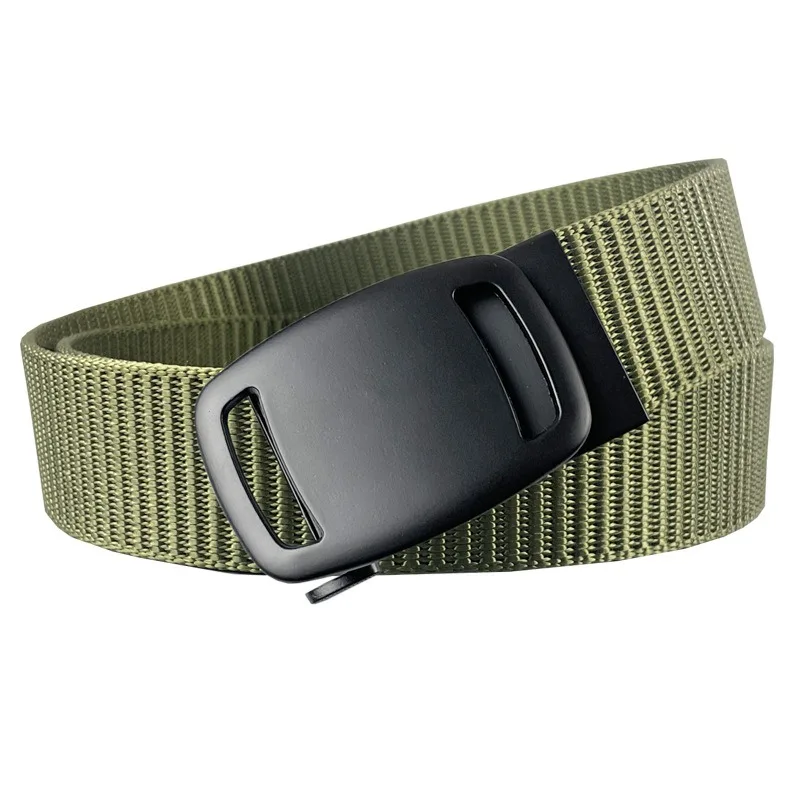 Automatic Buckle Nylon Belt Male Army Tactical Belt Mens Military Casual Canvas Pants Belts For High Quality Women Strap New