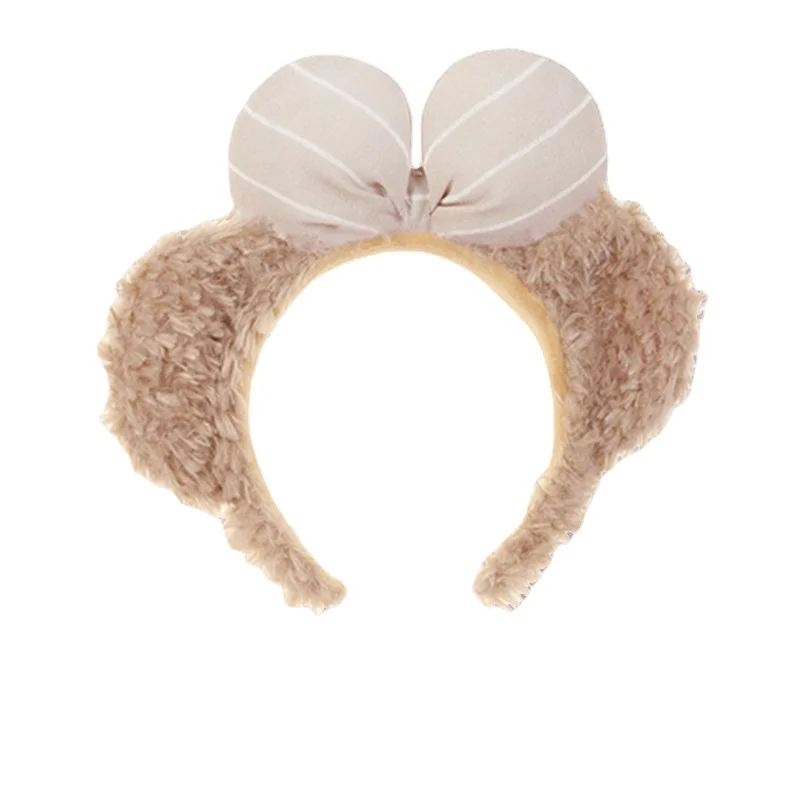 Hair Accessories Hair Headband Christmas Party Decoration Hair Accessories Catoon Mickey LinaBell Plush Animal Hairband Woman birthday Gifts Makeup hair hoop