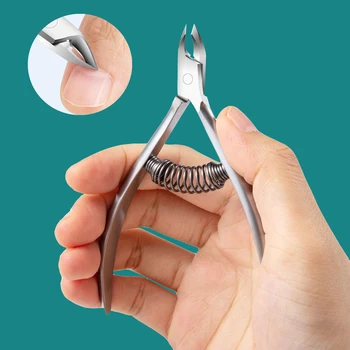 1Pcs Stainless Steel Nail Clipper Set - Professional Manicure & Pedicure Kit with Cuticle Scissors, Nipper & Trimmer - Durable