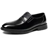 Business Formal Leather Shoes for Men Solid Color Fashion Casual Loafers Male Spring Autumn New Designer Dress Shoes Man