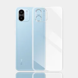 Crystal Clear Ultra-Thin Silicone TPU Case - Soft Protective Cover for Xiaomi Redmi A2 Series (2023 Edition) (Clear Soft Case)