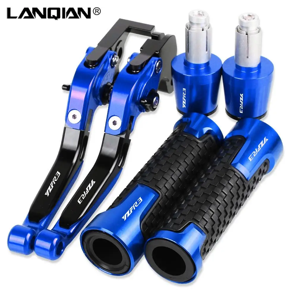 

For YAMAHA YZFR3 YZF-R3 2015-2017 2018 2019 2020 2022 Motorcycle Brake Clutch Levers Non-slip Handlebar knobs Handle Hand Grips