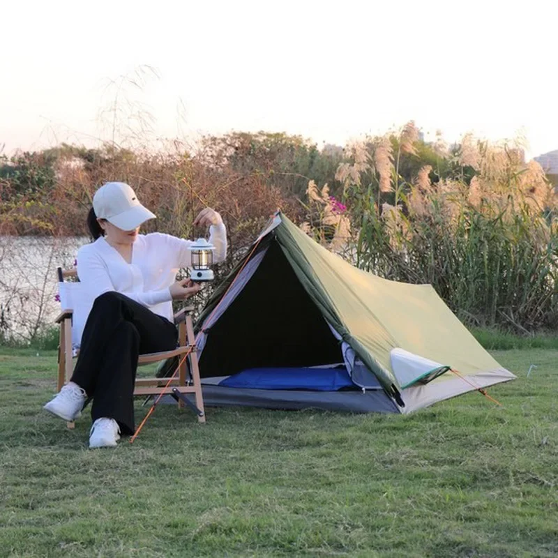1 Person Ultra Light Portable Outdoor Camping Tent for Backpacking Hiking Cycling Beach Fishing