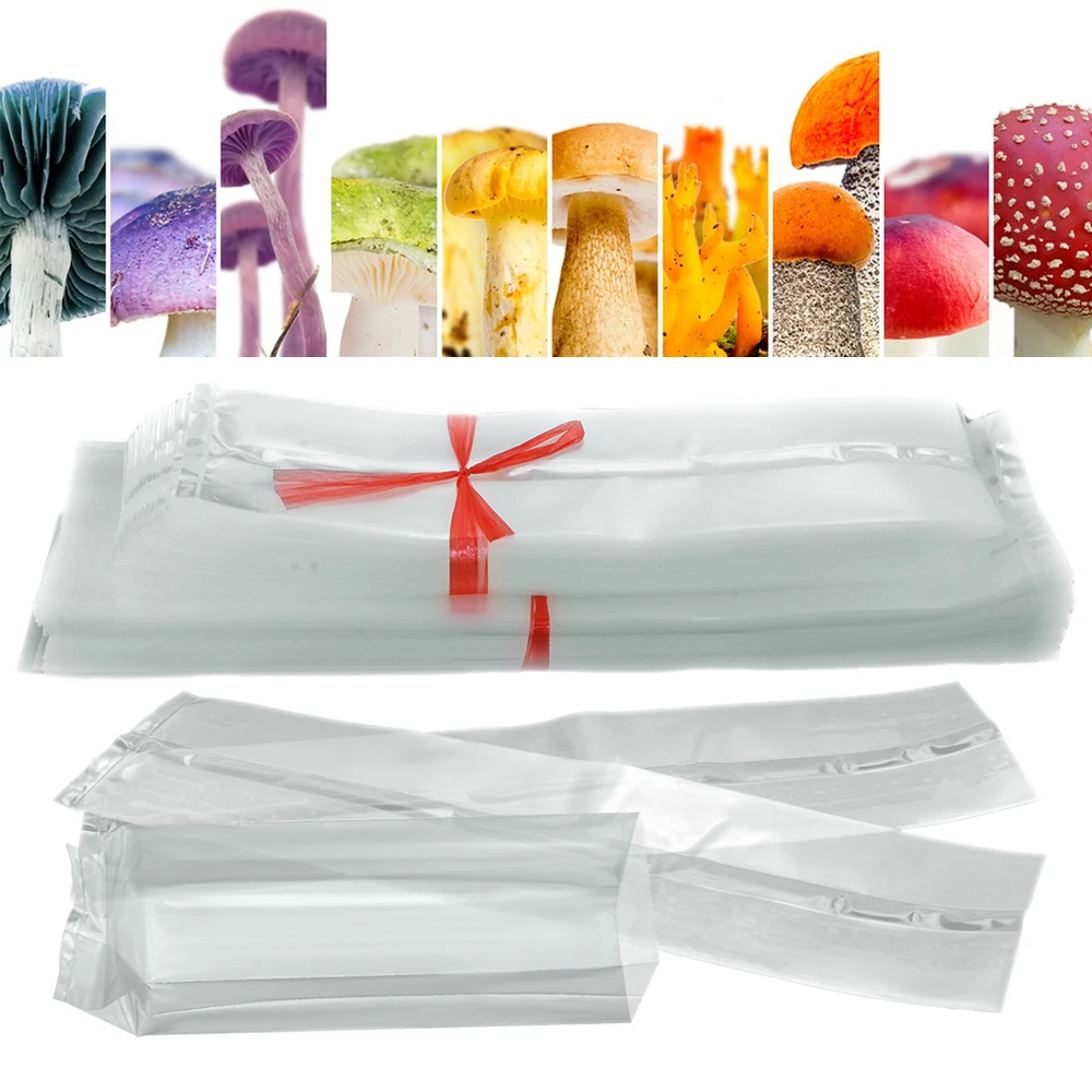 Description Picture 3 of itemHeat Resisting PP Mushroom Spawn Grow Bags Media Grow Substrate Garden Planter Supplies for Agaric Spawn Culture Planting Pouch