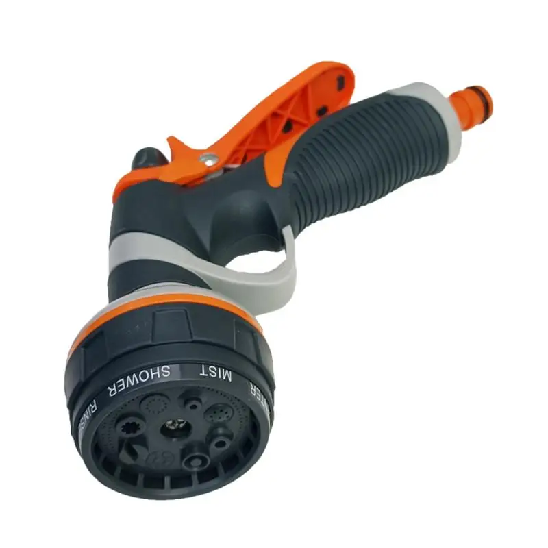 

Water Hose Nozzle Water Spray Nozzle With 8 Adjustable Watering Patterns Hand Water Sprayer For Plants Lawn Washing Cars