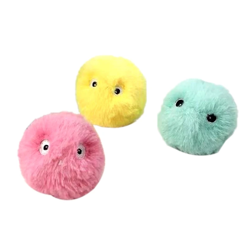 

3-Piece for Cat Interactive Electronic Soft Plush Ball for Cat Toy for Indo
