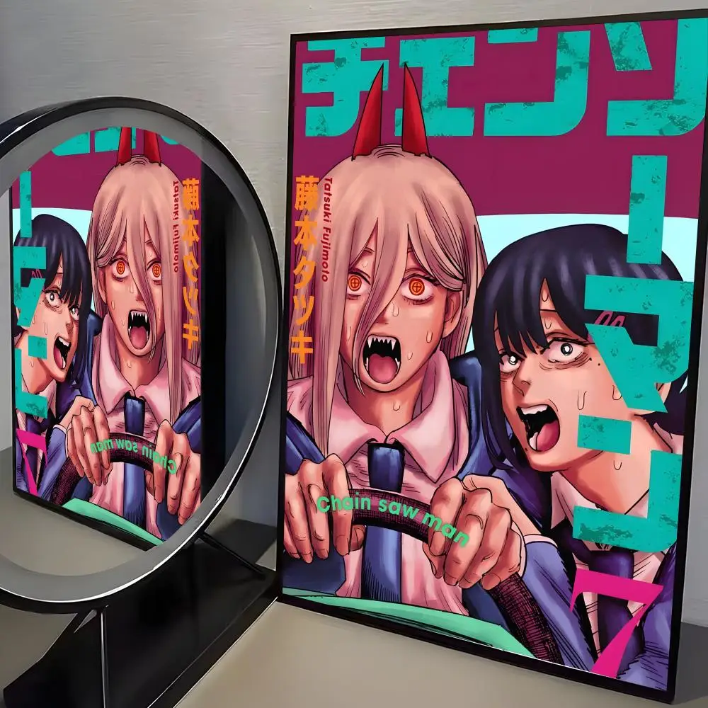 Waterproof HD Anime Art Poster - Self-Adhesive and Fade Resistant Wall Decor