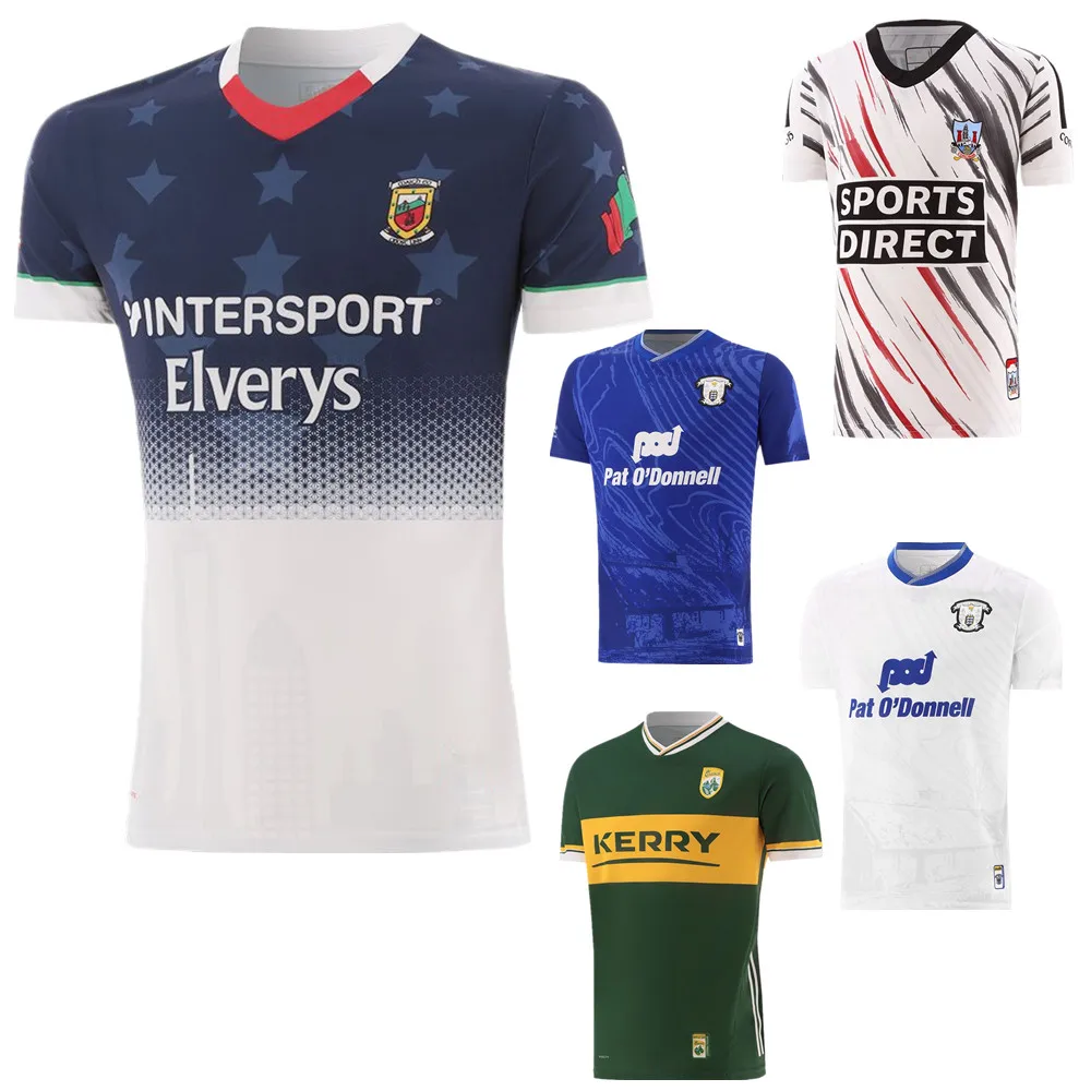 GAA jersey Mayo Clare Derry Kerry Donegal Down t-shirt Cork Mayo Offaly Tipperary Dublin Ireland gaa shirt jerseys