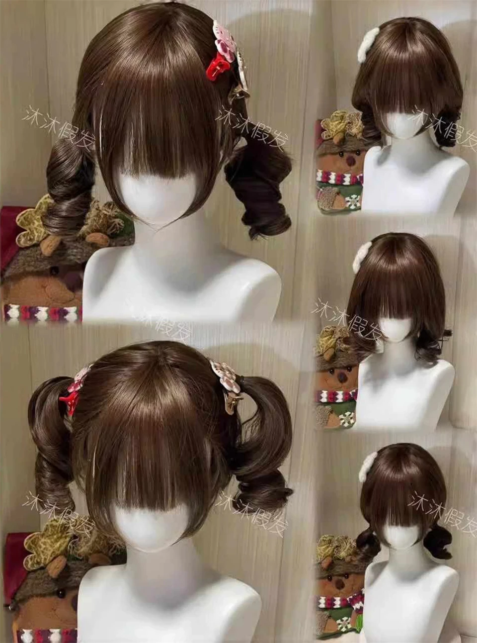 Synthetic Short Natural Wave Wig For Women Party Daily