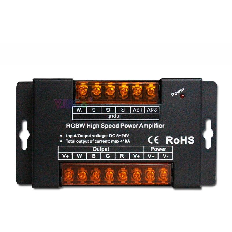 4CH RGBW LED Strip High Speed Power Amplifier 5V 24V 12V 8A*4 channels 30A signal synchronization repeater colorful Controller utd7000bg 1 channels 1gs s 100mhz digital signal oscilloscope price