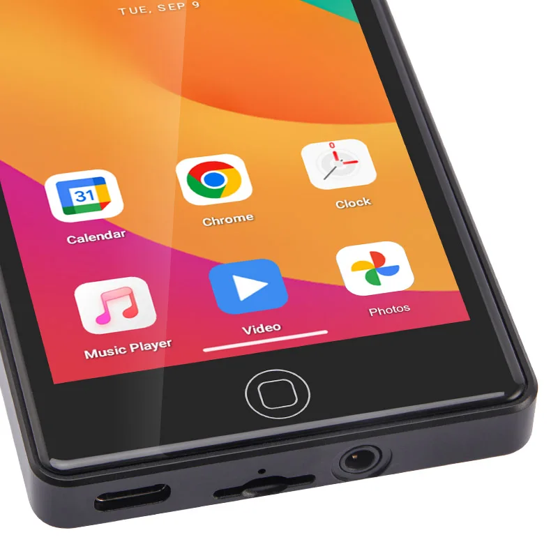 UNIWA MP004 MP4 Player Android 14 with Bluetooth and WiFi 4 Inch 3+32GB/4+64GB 2000mAh MP3 MP4 Players FM Radio Whatsapp YouTube