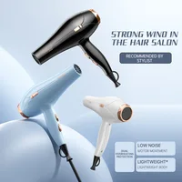 New Quick Drying Hair Dryer US/UK/EU Plug Household Blue Light Cold and Hot Air 110V，220V Hammer Hair Dryer 1