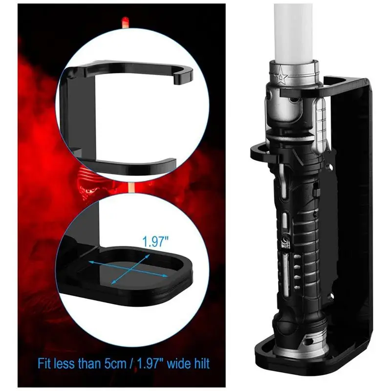 Lightsaber Wall Mount Lightsaber Stand Knife Stand Acrylic Wall Lightsaber Display Stand Acrylic Light Saber Wall Display Rack 2