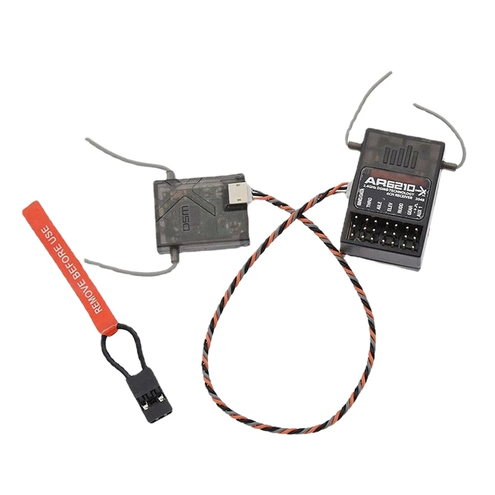 Ar6210 Dsmx 6Ch Ricevitore Telecomando Con Supporto Satellitare Dsm2 Spektrum Dx6I Dx7 Dx8 Dx9 Jr Dsx6 Dsx7 Dsx8 Trasmettitore Radio