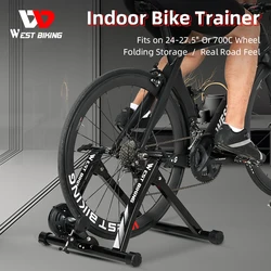 WEST BIKING Indoor Exercise Bike Trainer Home Training Magnetic Resistance Bicycle Trainer Road MTB Bike Trainers Cycling Roller
