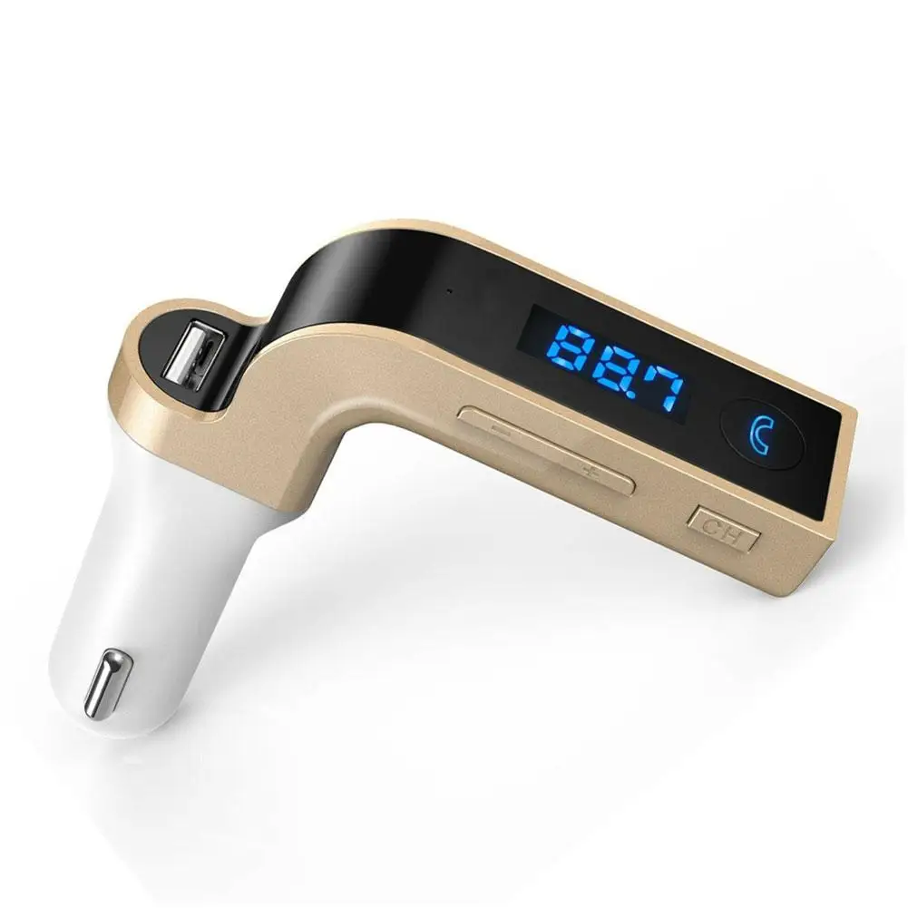 Car Kit Bluetooth-compatible Handsfree LCD Display FM Transmitter Radio MP3 Player USB Charging Plug Car Music Audio Parts bluetooth audio adapter fm transmitter car mp3 player