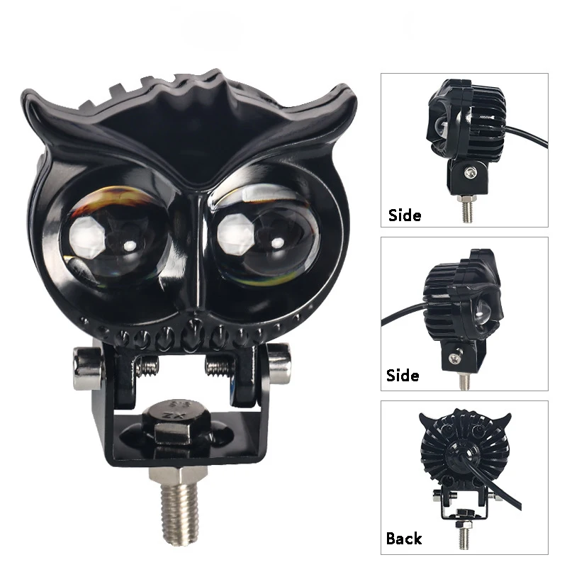 Fari A Led Per Moto Fari A Gufo Esterno Modificati, Doppio Tallone Integrato Per Yamaha Yzf R125 Mt 09 Yamaha Xj6