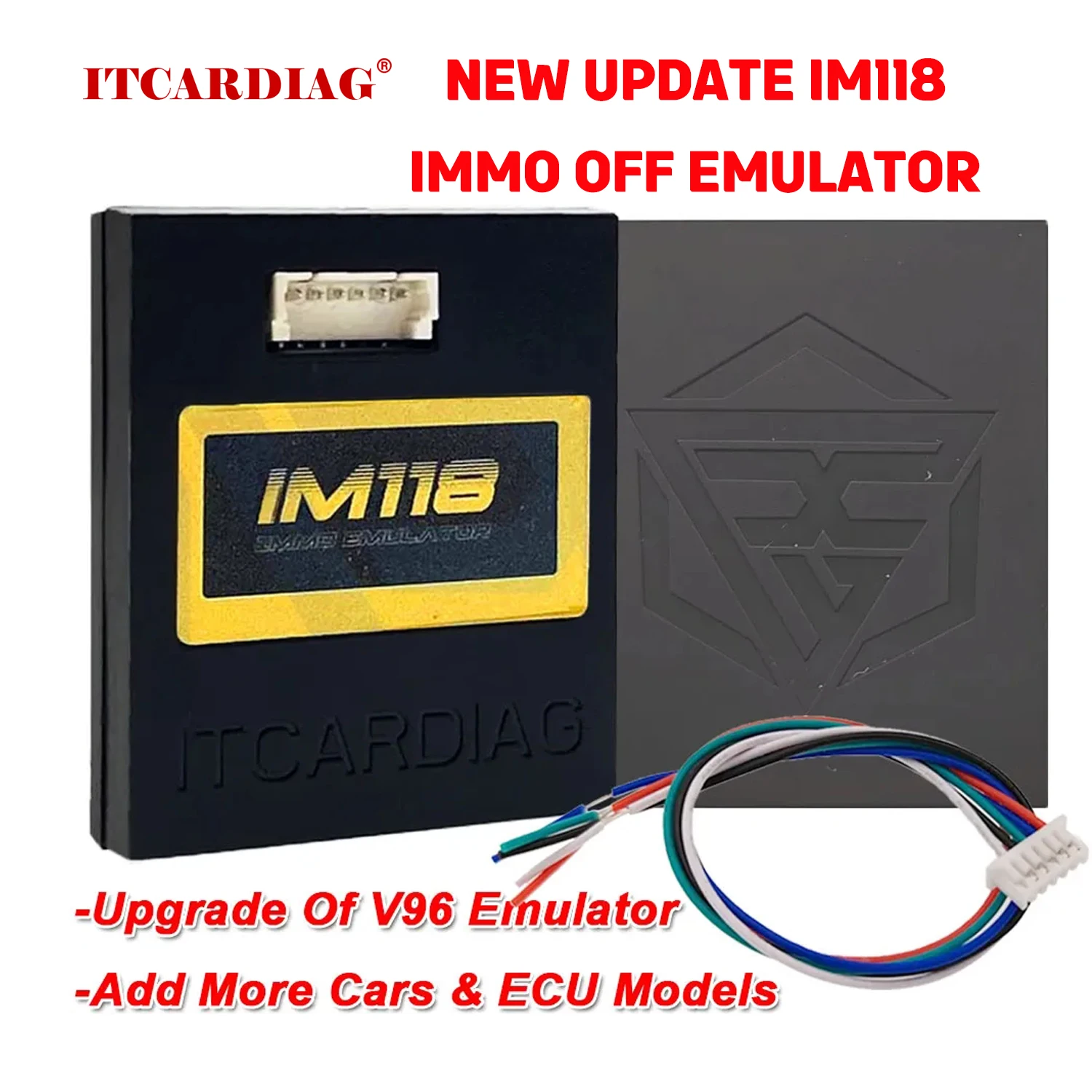 Itcardiag Im118 V118 Emulatore Universale Per Auto Immo Per Immobilizzatore Esl Elv Airbag Tacho Ecu Tuning Programmatore Aggiornamento Strumento Da V