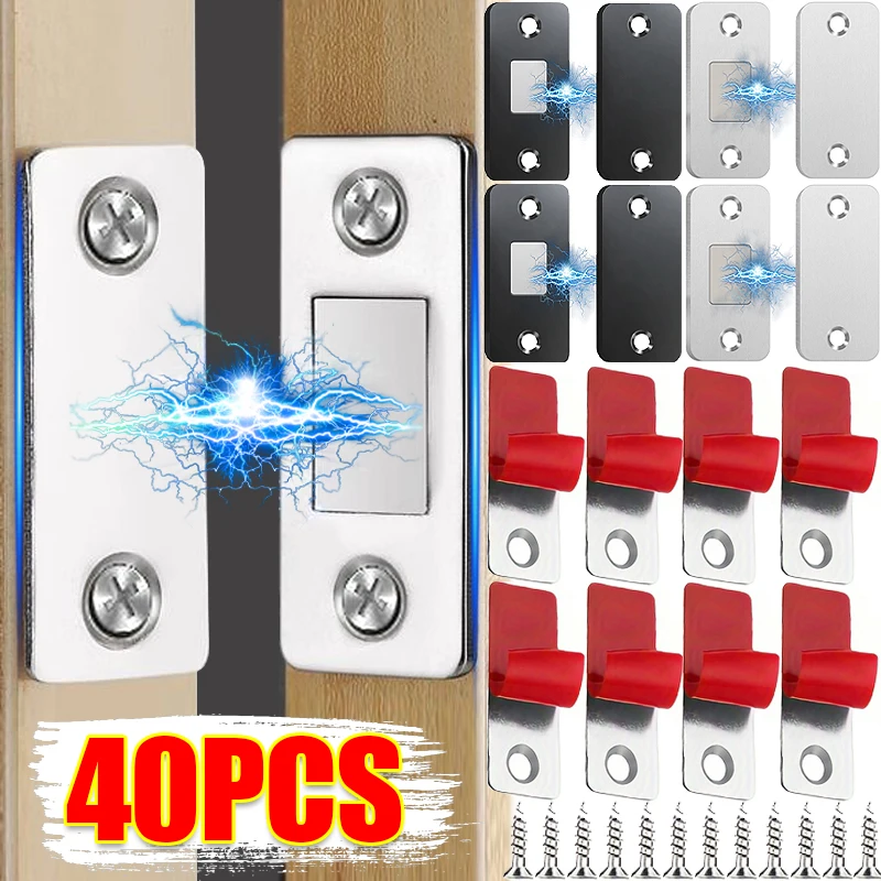 Magnetic Cabinet Catches 1/20Set for Kitchen Bedroom Drawer Cabinet Door