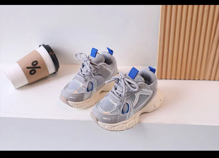 Kids Breathable Mesh Running Shoes - Casual Sneakers for Boys  Girls