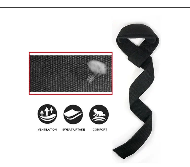 Bodybuilding Hand Grip Wrist Strap Gym Workout Dumbbell Weight Lifting Straps Crossfit Fitness Equipment Exercise Training Tool