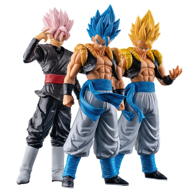 New Dragon Ball Z Anime Action Figure Super Saiyan Blue Gogeta statue model  toys