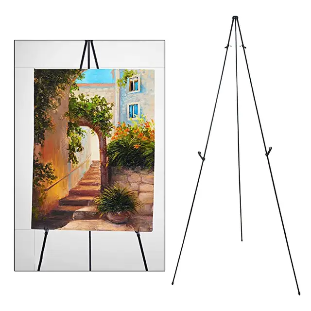 65" Easy Easel, Up, Instantly Collapses, Adjustable Display Holder, Portable Tripod Stand, with Buckle 4