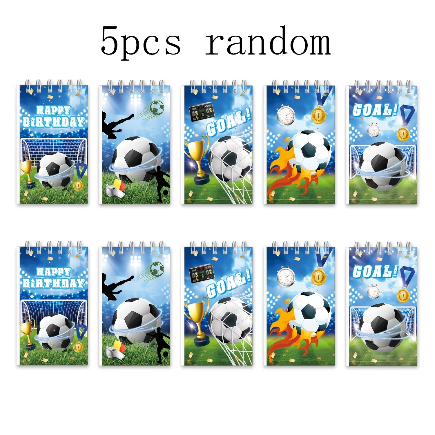 Football Enthusiast's Ultimate Mini Notebook – Smooth Writing Diary and Planner