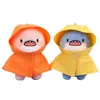 Cute Raincoat Fats Sharks Doll Keyrings Stylish Backpack Keyrings Pendant For Key Handbag Decor 6