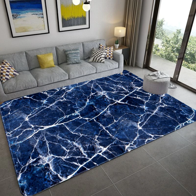 

Nordic Modern Carpet Marble Area Rug Living Room Bedroom Carpet Decoration Doormat Aisle Floor Mat for Home Decor Tapis Alfombra
