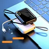30000mah Portable Mini Power Bank PD100W Detachable USB to TYPE C Cable Fast Charging Powerbank For iPhone Xiaomi Samsung 2024 3