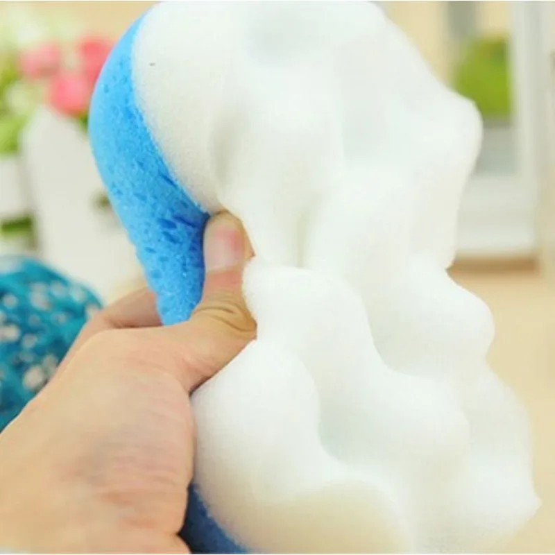 Summer Soft Bath Sponge Body Scrub Bast Wisp Massage Brush Body Washcloth Skin Scrubber Relax Exfoliating Skincare Shower 5