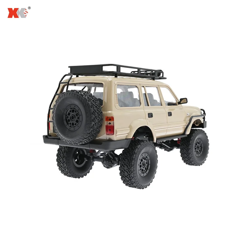 WPL C54 C54-1 1/16 RC Car 2.4G Remote Control 4X4 Off Road LC80 Model LED Light Climbing RC Truck Electric Toy Car Gift for Boy 5