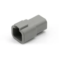 5Sets DTP06-2S Dechi type 2-hole automotive waterproof connector high current heavy-duty truck harness plug DTP04-2P 3