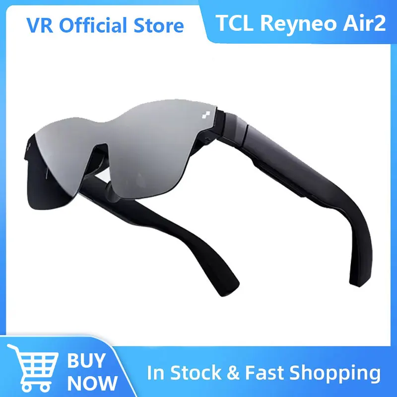 Tcl Rayneo Air 2 Smart Ar Occhiali Hd Occhiali Da Vista Con Schermo Gigante 120Hz Occhiali Xr Portatili Con Schermo Gigante Ad Alta Spazzola