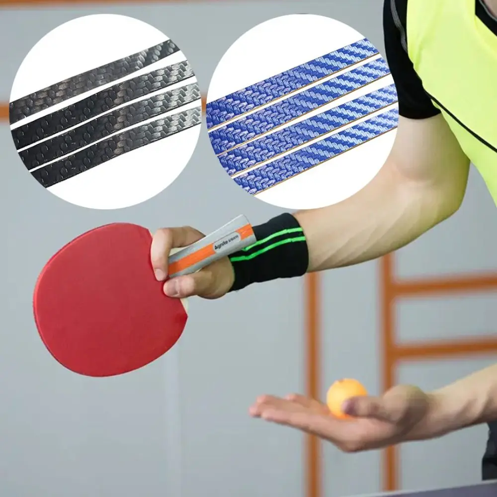Description Picture 2 of item1PC Self-adhesive PU Super Hard Carbon Fiber Table Tennis Racket Edge Tape Ping Pong Bat Protective Side Tape Accessories