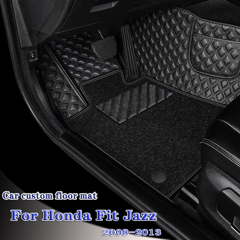 

Автомобильные коврики для Honda Fit Jazz 2013 2012 2011 2010 2009 2008 коврики автомобильные интерьерные аксессуары пользовательские коврики Декор