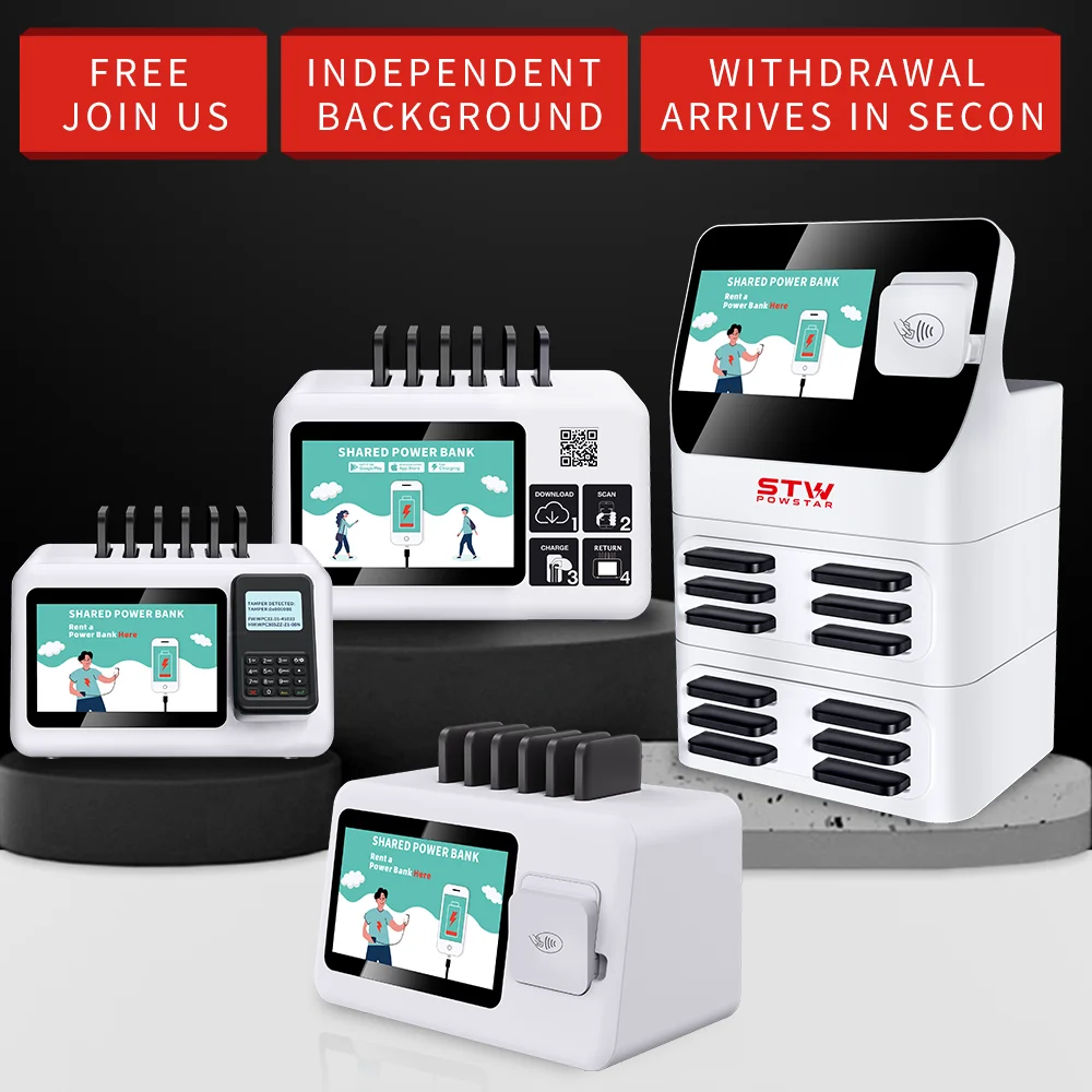 Phone Mobile Sharing Powerbank 6-slot Charging Station Power Bank Vending  Machine with POS - AliExpress