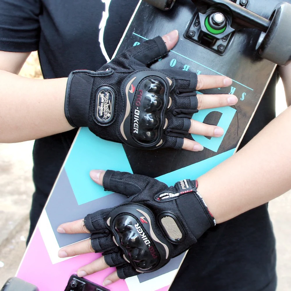 PRO-BIKER ������� �尩 Ridding Half Finger Touring ��� ������ �Ÿ� ��ȣ ��� �޽� �к긯 �尩