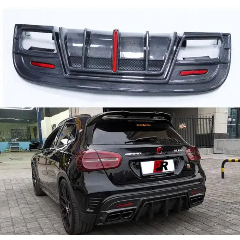

Диффузор для заднего бампера Mercedes-Benz X156 GLA45 AMG 2013-2019
