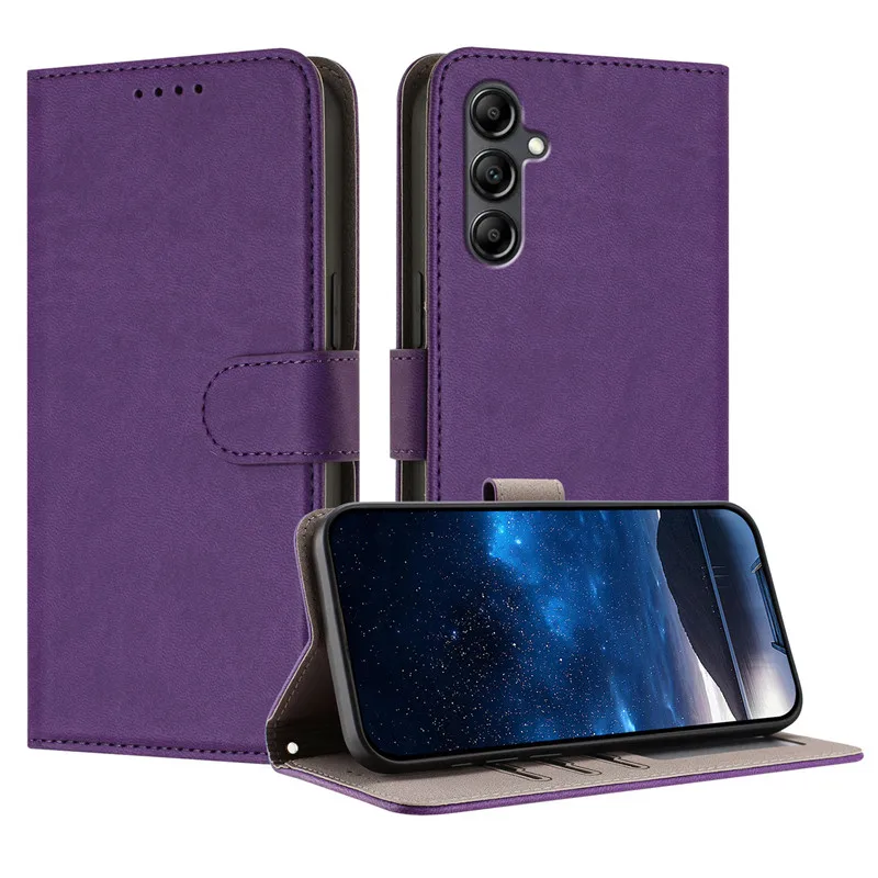 Stylish Wallet Flip Leather Phone Cover with Magnetic Closure and Card Slots - 2026 Edition