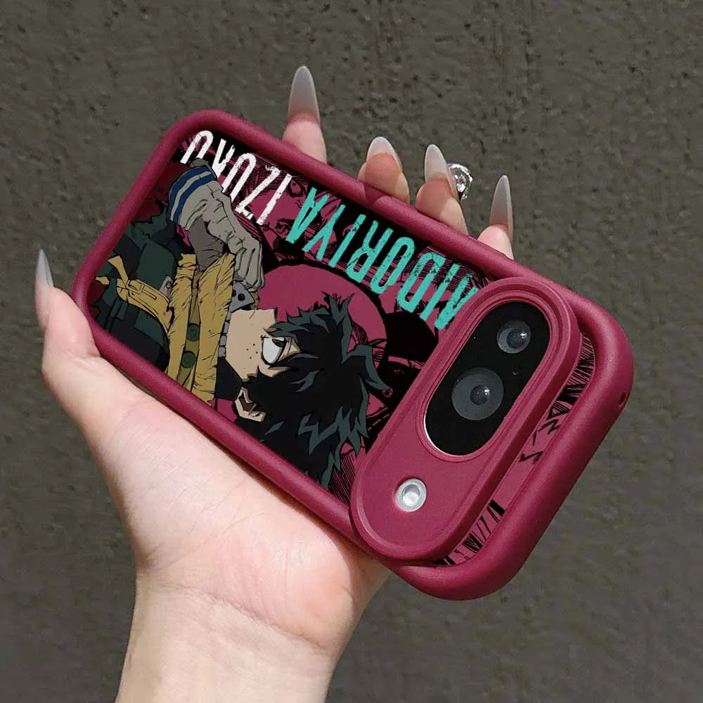 My Hero Academia Passion Soft TPU Fashion Phone Case with Eyes Ladder Lanyard