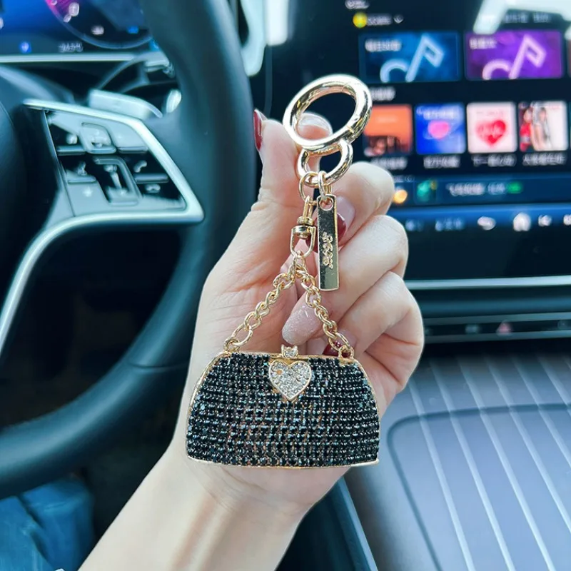 Accessorio Borsa Carino Portachiavi Anguria Metallo - Ciondolo
